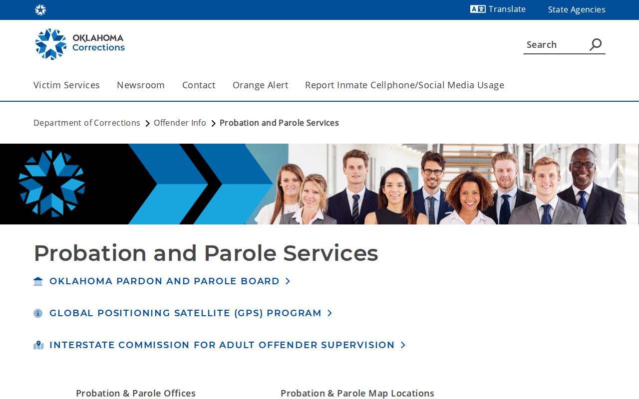 Okmulgee County parole and probation office directory
